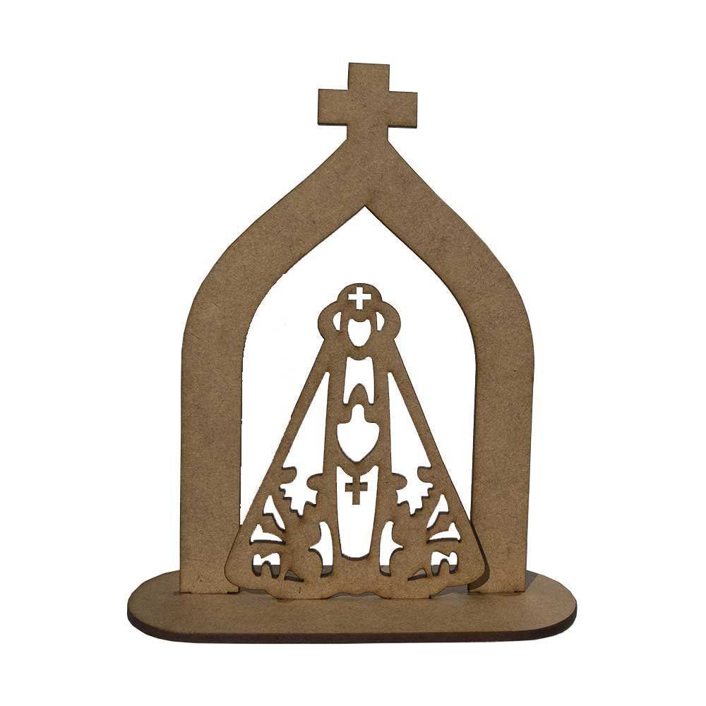 Capelinha Oratório Santa Nossa Senhora Aparecida MDF D'Rossi