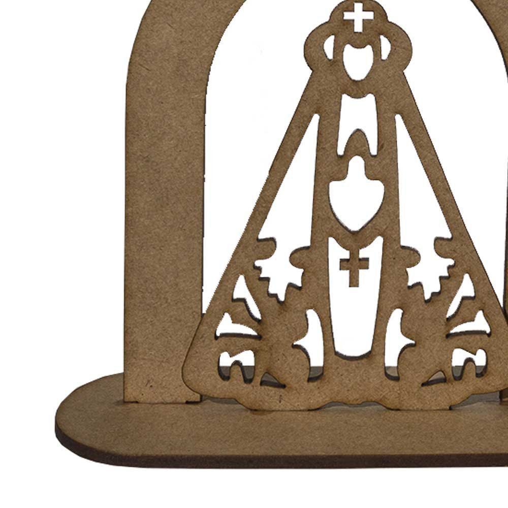 Capelinha Oratório Santa Nossa Senhora Aparecida MDF D'Rossi