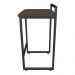 Conjunto 02 Banquetas Pietra Suede Marrom Base Preto D'Rossi