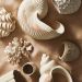 Enfeite Decorativo "Concha" em Poliresina Off White 17x34 cm - D'Rossi