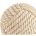 Enfeite Decorativo "Esfera" em Poliresina Off White 13x13 cm - D'Rossi