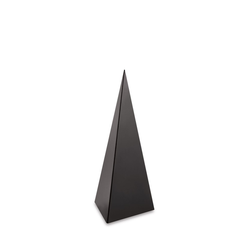 Enfeite Decorativo "Pirâmide" em Metal Preto 30 cm - D'Rossi