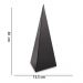 Enfeite Decorativo "Pirâmide" em Metal Preto 30 cm - D'Rossi