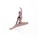 Enfeite Decorativo Bailarina em Cerâmica Cobre 13x16x3,5cm - D'Rossi