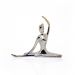 Enfeite Decorativo Bailarina em Cerâmica Dourado 13x16x3,5cm - D'Rossi