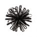 Enfeite Decorativo em Metal Preto 24x24 cm - D'Rossi