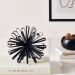 Enfeite Decorativo em Metal Preto 24x24 cm - D'Rossi