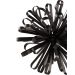 Enfeite Decorativo em Metal Preto 24x24 cm - D'Rossi