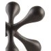 Enfeite Decorativo em Poliresina Preto 13,5x14 cm - D'Rossi