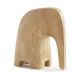 Escultura Decorativa "Elefante" em Poliresina Madeira 18x9 cm - D'Rossi