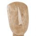 Escultura Decorativa "Face" em Poliresina Madeira 32x11,5 cm - D'Rossi