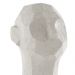 Escultura Decorativa "Rosto" Em Poliresina Off White 39x16 cm - D'Rossi