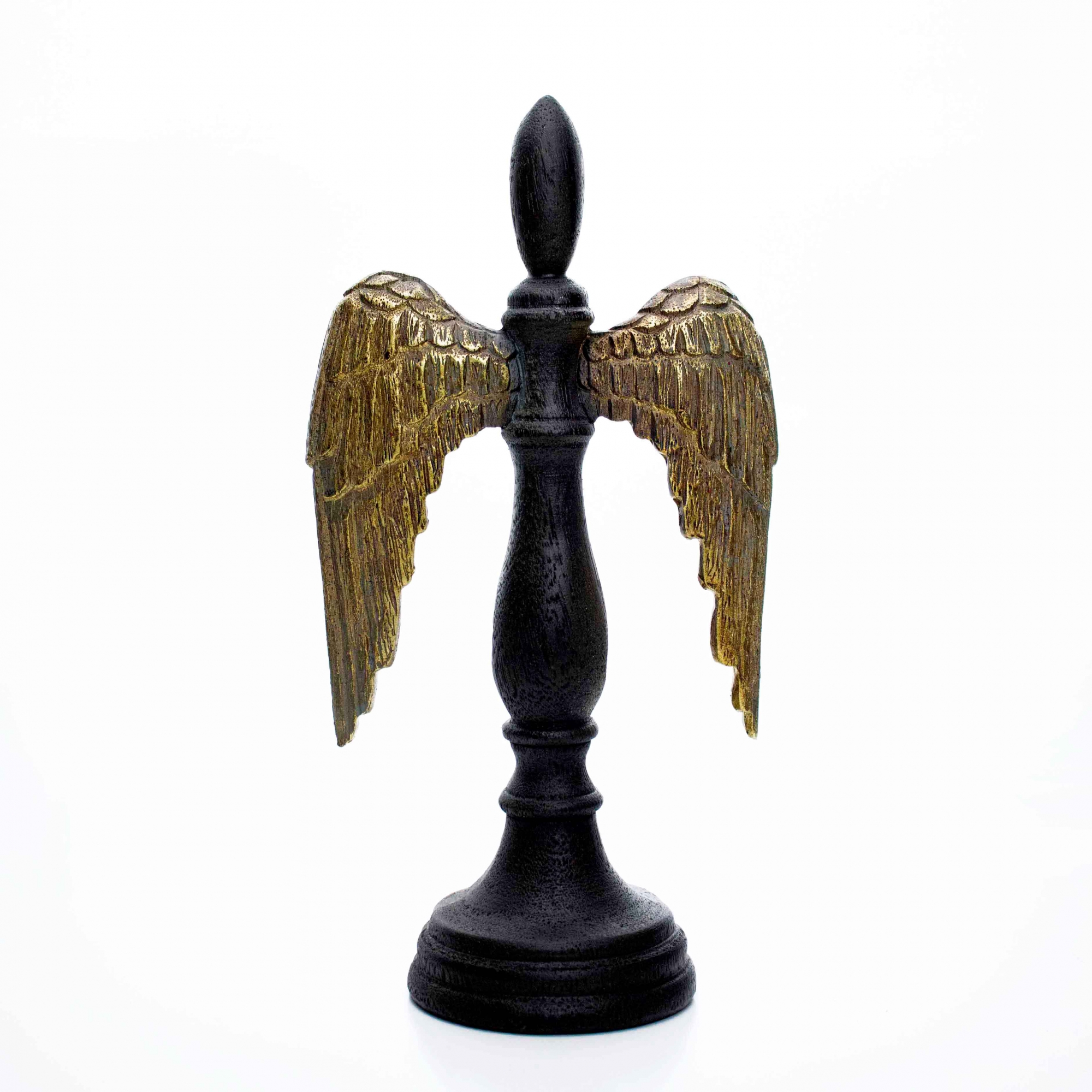 Escultura Decorativa Asa Ouro Velho 25x13,5 cm - D'Rossi