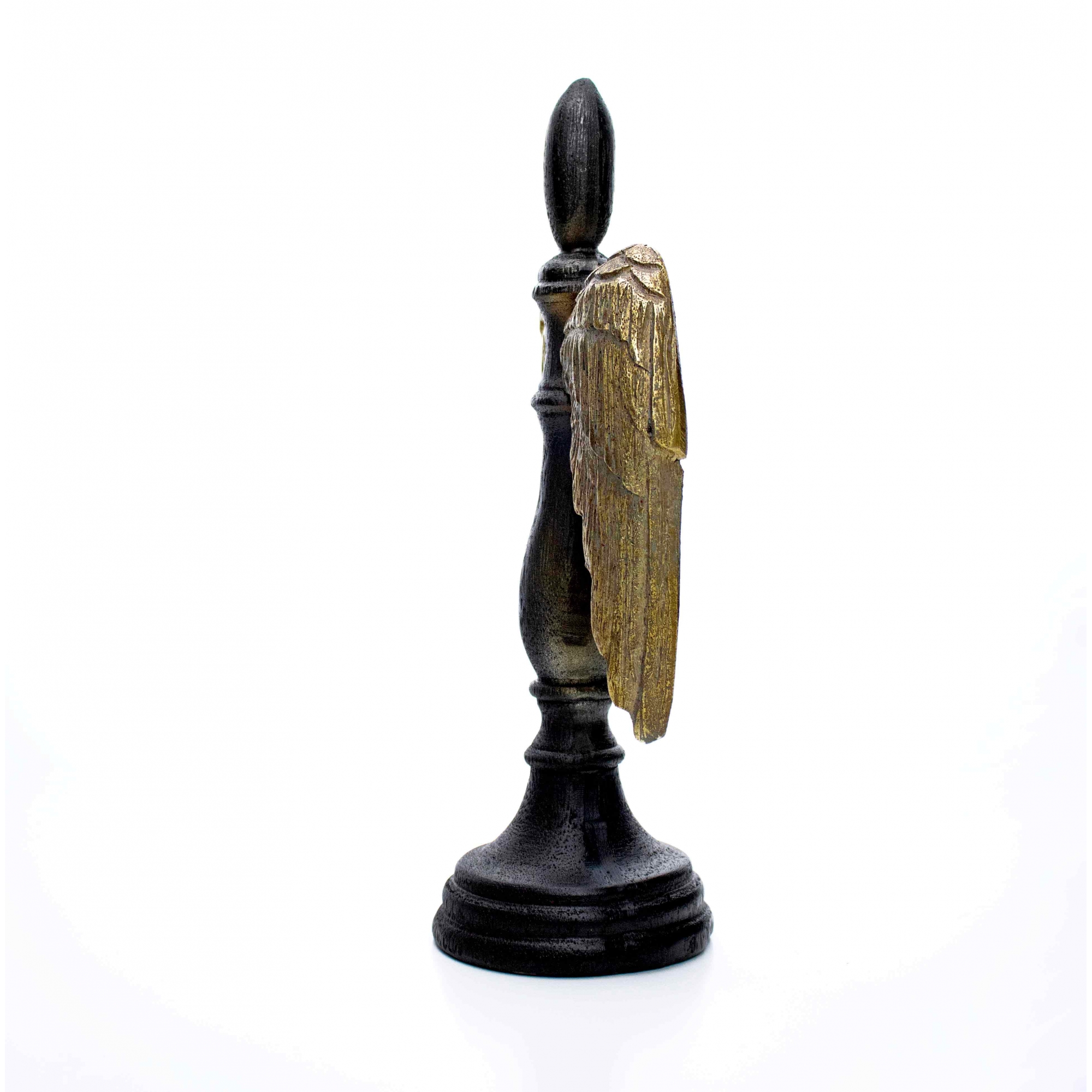 Escultura Decorativa Asa Ouro Velho 25x13,5 cm - D'Rossi