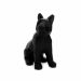 Escultura Decorativa Cachorro Em Resina Preto 26x20cm - D'Rossi