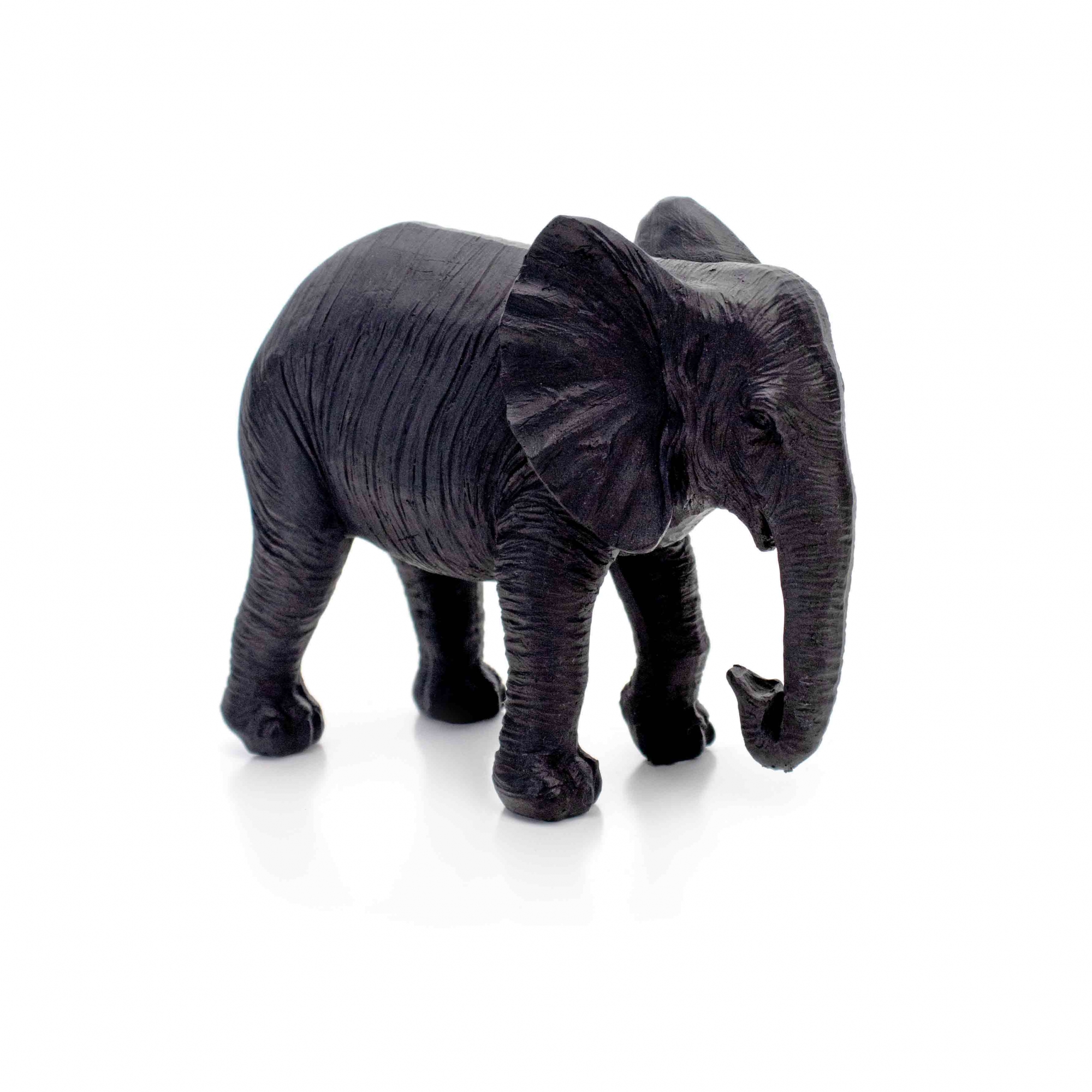 Escultura Decorativa Elefante em Poliresina 14x17 cm - D'Rossi