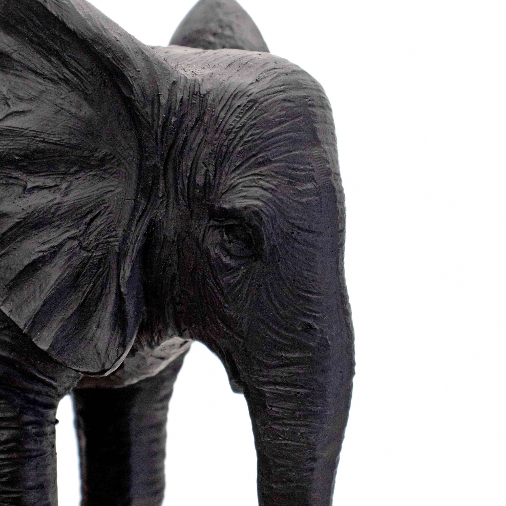 Escultura Decorativa Elefante em Poliresina 14x17 cm - D'Rossi