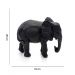 Escultura Decorativa Elefante em Poliresina Preto 26x31x13 cm - D'Rossi