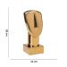 Escultura Decorativa Face em Cerâmica 29x11 cm - D'Rossi