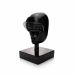 Escultura Decorativa Máscara Rosto Cego em Cerâmica Grafite 25x15 cm - D'Rossi