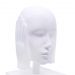Escultura Decorativa Máscara Rosto Surdo Branco em Cerâmica 25x15x14 cm - D'rossi