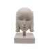 Escultura Decorativa Máscara Rosto Surdo Nude em Cerâmica  25x15x14 cm - D'rossi