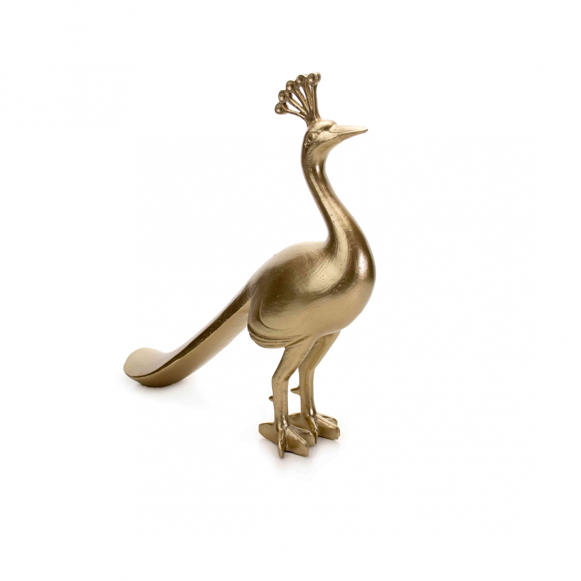 Escultura Decorativa Pavão 25x22 cm - D'Rossi