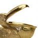 Escultura Decorativa Pelicano em Poliresina Dourado 20x23x11 cm - D'Rossi