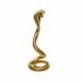 Escultura Decorativa Serpente em Poliresina 41x16x16 cm - D'Rossi