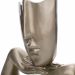 Escultura Decorativa com Base Descanso Ouro Velho Fosco 23x30 cm - D'Rossi