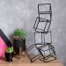 Escultura Decorativa em Metal Preto 23x48x23 cm - D'Rossi