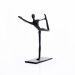 Escultura Decorativa em Metal Preto Equilíbrio 17x14 cm - D'Rossi
