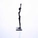 Escultura Decorativa em Metal Preto Yoga 20x12 cm - D'Rossi