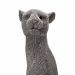 Escultura Decorativo Pantera em Poliresina Cinza 52x19x17 cm - D'Rossi
