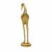 Escultura Pássaro em Poliresina Dourado 40x14 cm - D'Rossi
