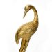 Escultura Pássaro em Poliresina Dourado 40x14 cm - D'Rossi