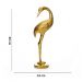 Escultura Pássaro em Poliresina Dourado 40x14 cm - D'Rossi