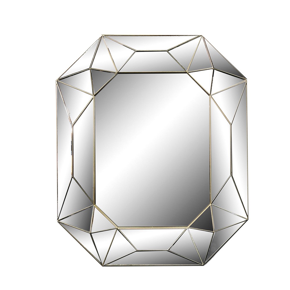 Espelho Decorativo Prata "Diamond" 61X51X4,5CM - D'Rossi