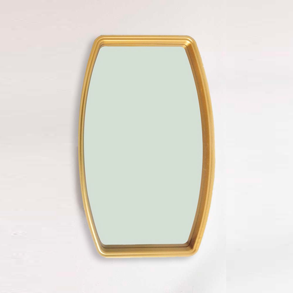 Espelho Decorativo com Moldura Dourada 20,5x38 cm - D'Rossi