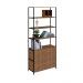 Estante Multiuso Steel Quadra 02 Portas Estilo Industrial Vermont e Preto - D'Rossi