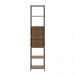 Estante Multiuso Steel Quadra com 07 Prateleiras Estilo Industrial Vermont e Preto 45 cm - D'Rossi