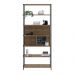 Estante Multiuso Steel Quadra com 07 Prateleiras Estilo Industrial Vermont e Preto 90 cm - D'Rossi