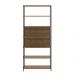 Estante Multiuso Steel Quadra com 07 Prateleiras Estilo Industrial Vermont e Preto 90 cm - D'Rossi