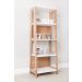 Estante Trend com 05 Prateleiras Hanover e Off White - D'Rossi