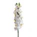 Flor Orquídea Phalaenopsis Artificial Branco 77 cm - D'Rossi