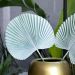 Folha Artificial de Latânia Azul 83 cm - D'Rossi