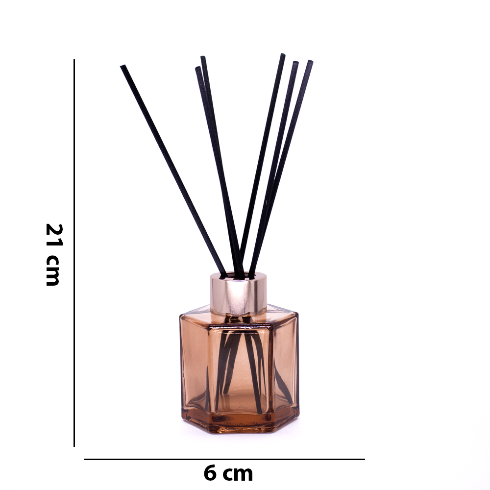 Frasco De Vidro Para Difusor Rosê 21x6x6 - D'Rossi