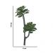 Galho Decorativo Suculenta Verde 30 cm - D'Rossi