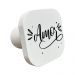 Gancho Suporte Decorativo de madeira Amor Branco 6x6x5 cm - D'Rossi
