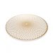 Jogo Americano Redondo de Plástico Mandala Dourado 38 cm - D'Rossi